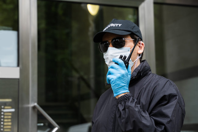 L'operatore di sicurezza in tempo di Covid-19